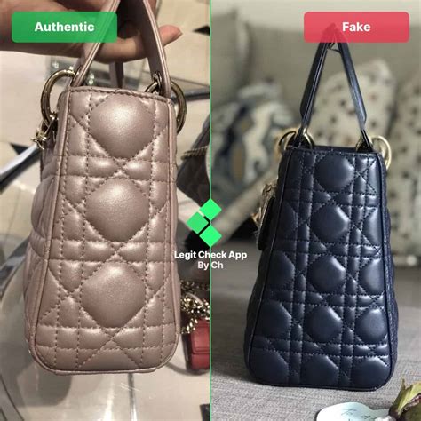 christian dior fake vs real|dior bag false.